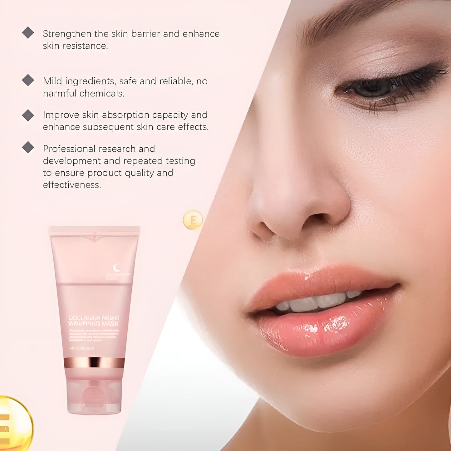 GlowMask™ - Collagen Tearing Sleep Mask