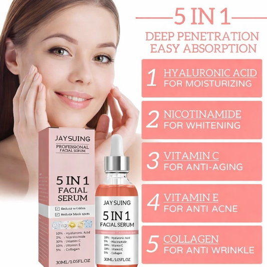 GlassSerum™ - 5-in-1 Korean Facial Serum